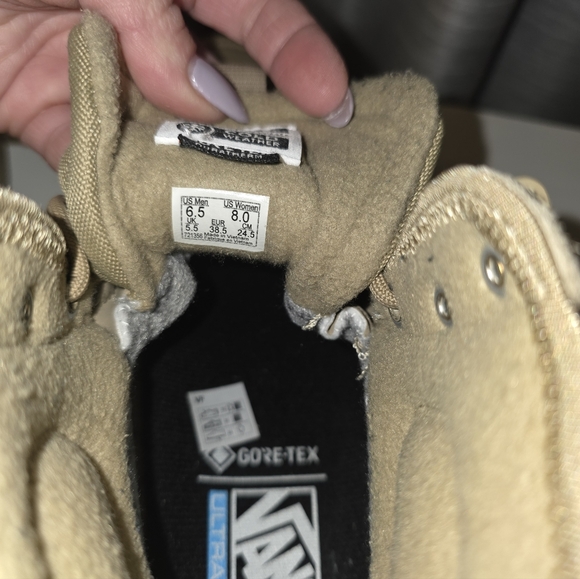NWOT Vans Sk8-Hi GORE-TEX MTE 'Incense Brown' Mens 6.5 - Picture 4 of 5
